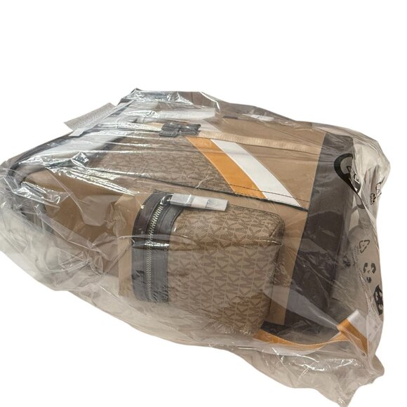 Michael Kors Rivington Logo Stripe Backpack (NWT) - Picture 7 of 10